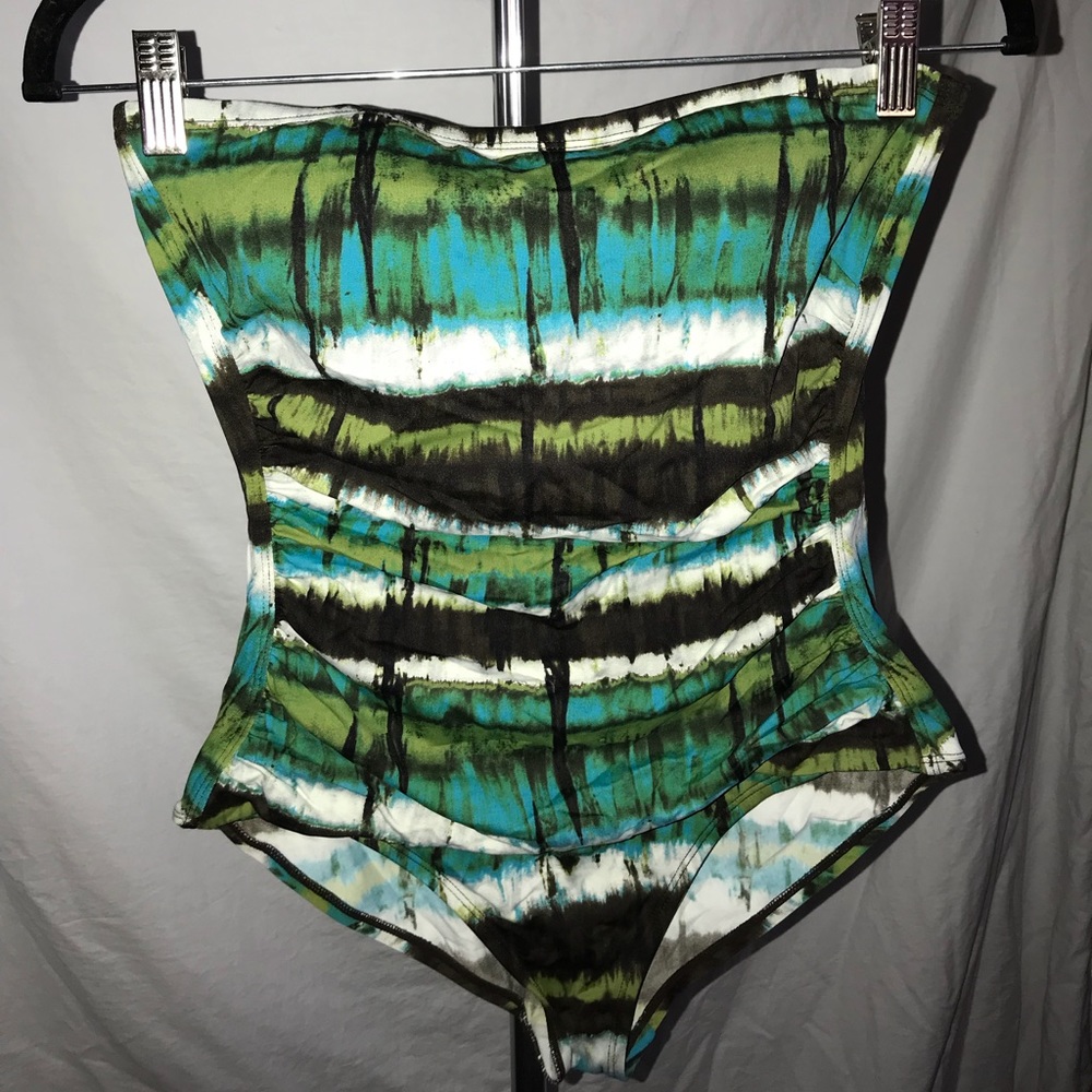 Tommy Bahama one-piece strapless swimsuit